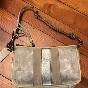 Coach Silver Bag